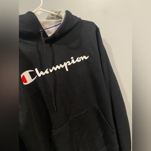 Champion mens black hoodie